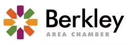 Berkley Area Chamber logo with colorful design