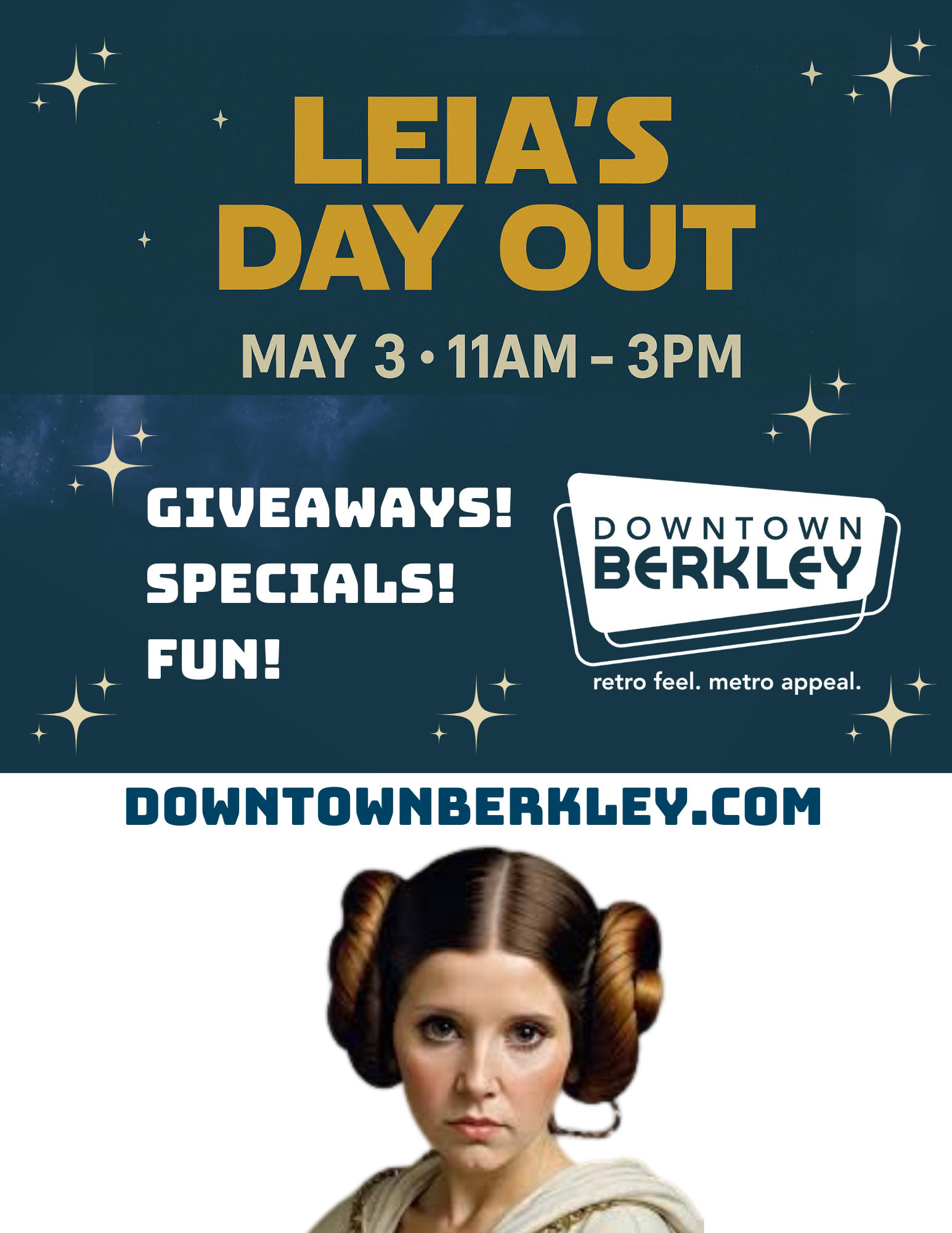 Leia's Day Out event May 3 in Berkley.