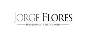 Jorge Flores bold dramatic photography logo